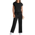 thumbnail image 2 of Set de entrenamiento Outfit WIHOLL para mujer, 2 piezas, color negro, talla M, 2 of 6