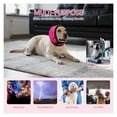 thumbnail image 4 of ROZKITCH Dog Calming Hoodie Adjustable No Shake Ear Wraps for Dogs Anxiety Relief & Noise Protection Pet Ear Cover Muffs for Swimming Firework Grooming Thunderstorms Bathing,Rosered,S, 4 of 9