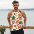 thumbnail image 6 of KLL Autumn Pumpkins Print Men's Muscle Gym Workout Stringer Tank Tops Bodybuilding Fitness T-Shirts Tank Tops Men-4X-Large, 6 of 7