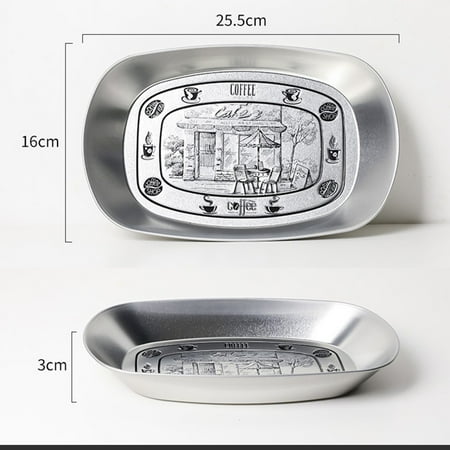 

Boat-shaped Retro Iron Tray Nordic European-style Fruit Tray Plate for Dishes