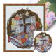 thumbnail image 1 of Bordado parcial hilo eco-Comitton 14CT kit punto cruzado ratón impreso 28x30cm, 1 of 9