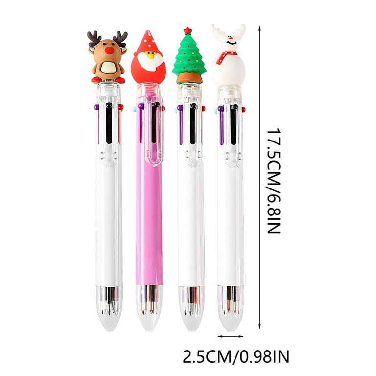20Pcs/Lot Cute Cartoon Christmas 10 Color Ballpoint Pen Kawaii Colorful Pens  10Colors School Office Supplies Stationery Gifts - AliExpress