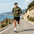 thumbnail image 5 of MANSENHUG 5 Pack Long Sleeve Shirts for Men - Quick Drying Moisture Wicking Sun Protection T-Shirts for Fishing Workout Gym, 5 of 9