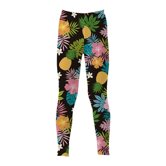 Ruyang Girls' Leggings Full Length Comfy Pants Fashion 3D Printed Yoga Pants Dance Workout Trousers Stretchy Athletic Pants