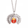 thumbnail image 1 of Desechos peligrosos de pollo Collar de girasol collar collar collar colgante, 1 of 3