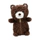 thumbnail image 1 of Estuche de peluche para lápices con forma de animalito de peluche y diseño creativo. Estuche para artículos de papelería. Marrón, 1 of 9
