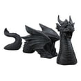 thumbnail image 5 of Swimming Castle Moat Dragon Lawn Garden Centerpiece Statue 3 Piece 21"L Total, 5 of 6