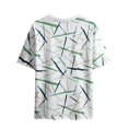 thumbnail image 4 of Shorts Courts pour Hommes, Shorts pour Hommes, Mode Décontractée à Rayures Col Rond Manches Courtes Blouses, Shorts Décontractés pour Hommes, Manches pour Hommes, 4 of 8