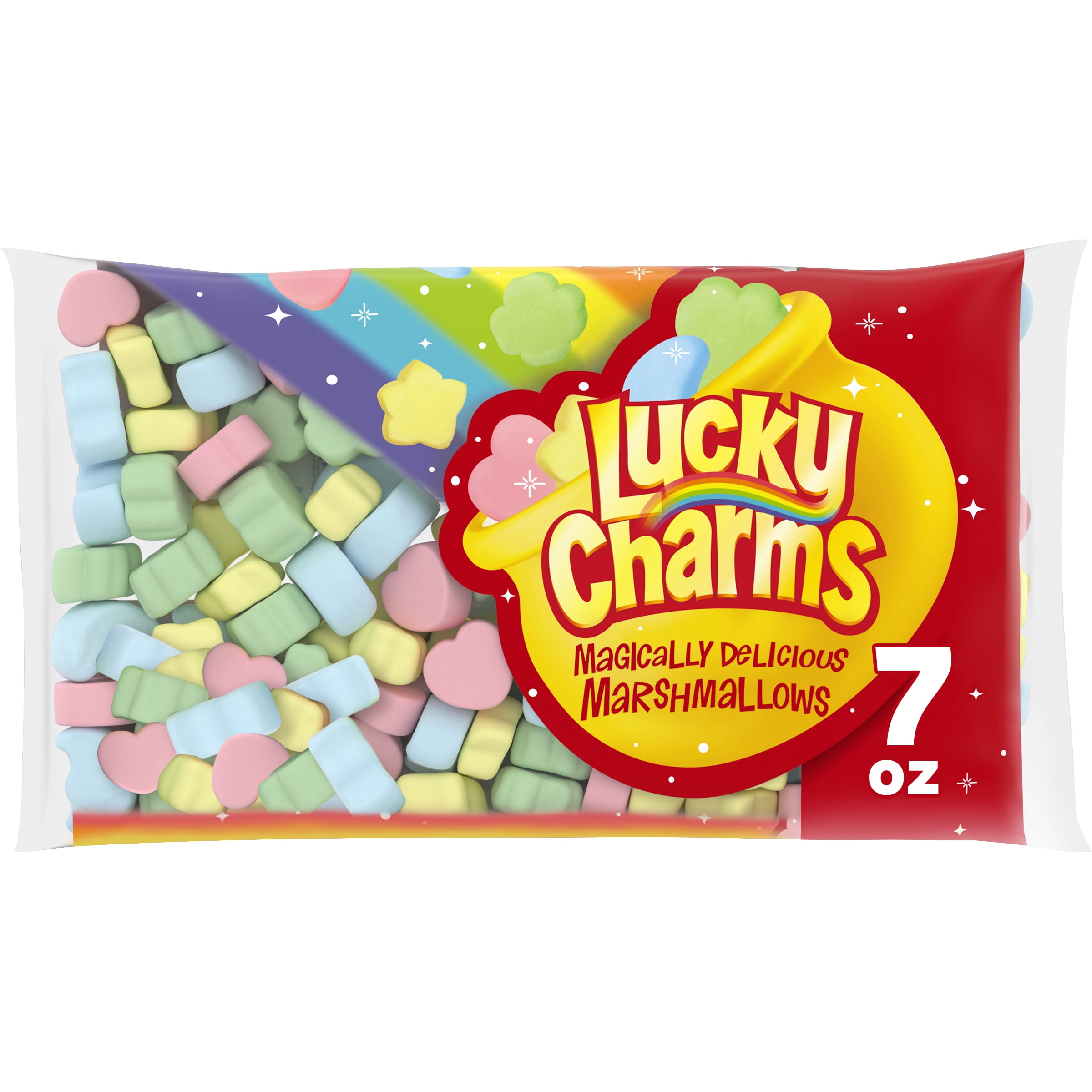 JetPuffed Lucky Charms Shaped Magically Delicious Marshmallows, 7 oz