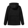 thumbnail image 5 of Vedolay Jackets for Men Lightweight Waterproof Coat Long Sleeve Sportswear Coat Jacket Black,L, 5 of 5