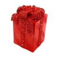 thumbnail image 4 of Caja de regalo de resina decorativa, adorno en miniatura para el hogar, para decoración de habitaciones y salas de estar. Rojo, 4 of 9