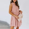 thumbnail image 6 of Babysbule Dresses for Women Fashion Women's Summer Casual V-Neck High Waist Sleeveless Short Dresses, 6 of 9