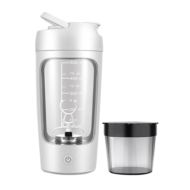 Electric Shaker Bottle, Made with Tritan - Portable Shaker Cup/USB Rechargeable Shaker Cups for Protein Shakes and Meal Replacement Shakes