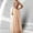 Beige, variant on Beige Dresses for Women Formal Maxi Sequin Evening Gown V-Neck 2025 Chiffon Sleeveless Dresses XL