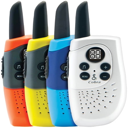 Cobra SH130-4 8-Mile 2-Way Radio/Walkie Talkies, 4-Pack