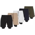 thumbnail image 1 of PAQUETE DE 5 SHORTS DEPORTIVOS CON MALLA POR DENTRO 1 POR COLOR CHILI BEANS PERFECTO PARA HACER EJERCICIO TALLA EG, 1 of 7