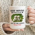 thumbnail image 3 of Custom Dog's Name Coffee Cups, I'll Be Watching You Mug, Dog Lovers Gifts For Dog Dad, Dog Mom, Animal Lover Gift For Birthday Christmas, Personalized Photo Tea Cup, White Ceramic Mug 11oz 15oz, 3 of 7