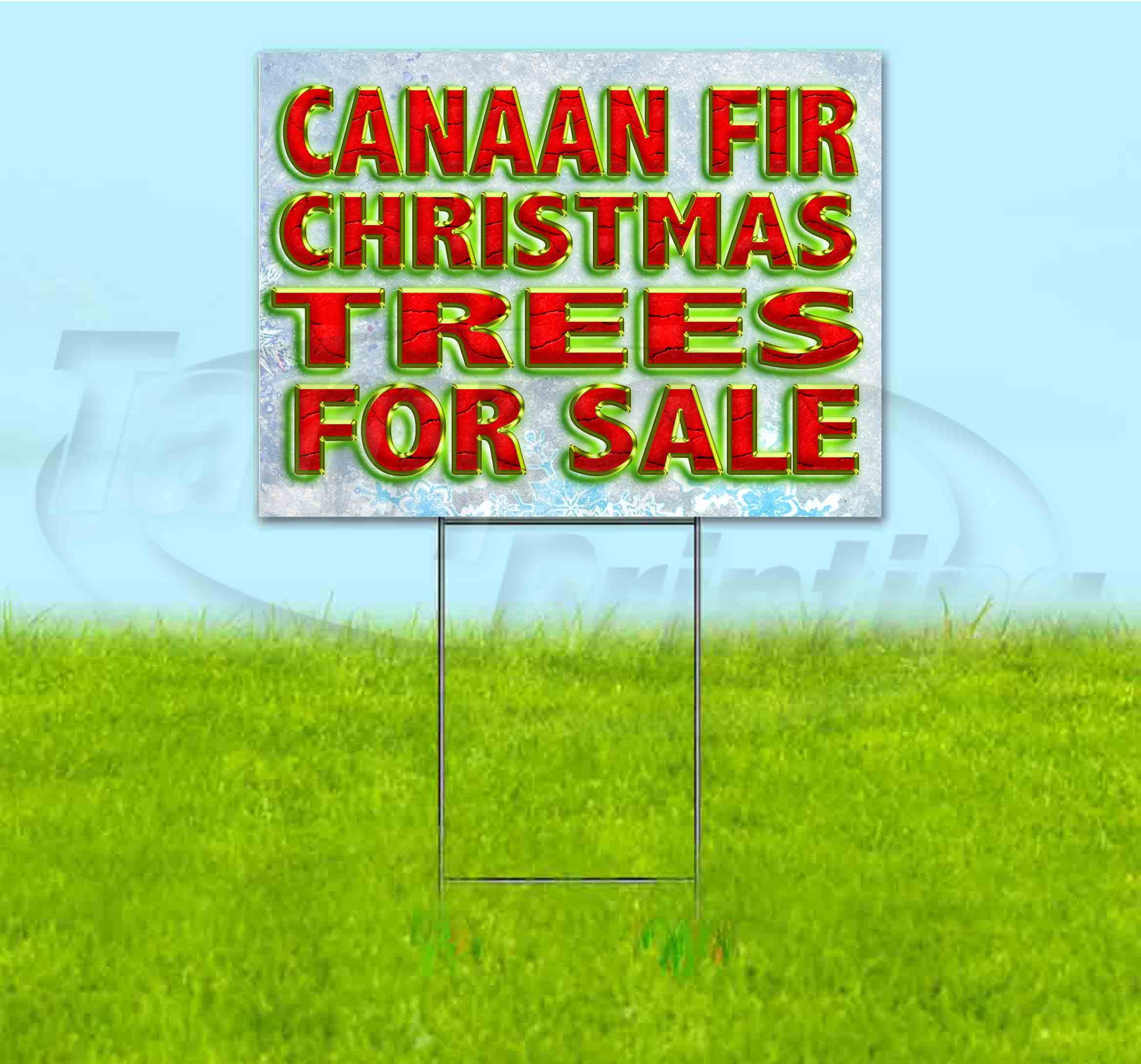 Advertising Real Christmas Trees For Sale Sign All Sizes & Materials 