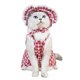 thumbnail image 2 of AURORA TRADE 1 Juego de falda para mascota, suave, ligera, cómoda, llamativa, decoración, accesorios de fotografía, poliéster, clásico, a cuadros, kit de vestido para mascota para verano, 2 of 8
