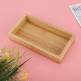 thumbnail image 4 of Bandeja de Bambú NikouMX Rectangular para Frutas Tamaño Pequeño Mediano Grande, 4 of 8