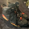 thumbnail image 5 of Ni - ke Ni - ke Air Jordan 6 Retro Infrared Black Mens 10 Shoes Sneakers 2014, 5 of 5
