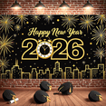 thumbnail image 3 of Decorative Design New Year Banner Festive Theme Celebration Banner for Holiday Event Indoor Decoration Party Backdrop, 3 of 9