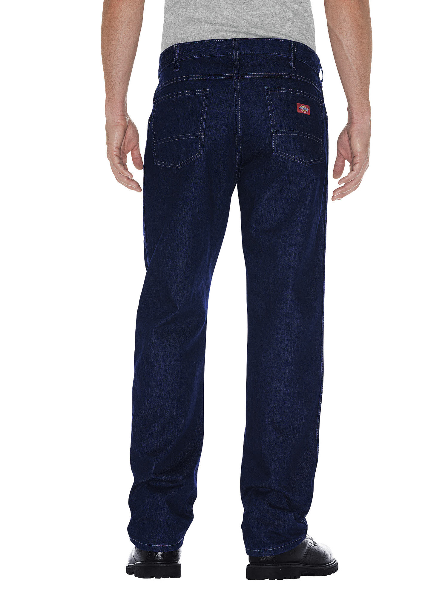 Dickies Mens and Big Mens Relaxed Straight Fit 5-Pocket Denim Jeans - image 2 of 2