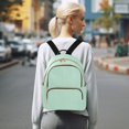thumbnail image 7 of JIALIOU Mini Backpack Purse for Women Quilted Casual Daypack Small Travel Shoulder Bag, Pastel Green, 7 of 7