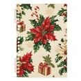 thumbnail image 7 of FORMRS 1-Subject Spiral Notebook 8" x 5" College Ruled 60 Refillable Sheet A5 Hard Cover, Christmas Poinsettia, 7 of 7