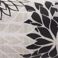 thumbnail image 4 of Mina Victory Aloha Indoor/Outdoor Black White 6" x 20" Throw Pillow, 4 of 9