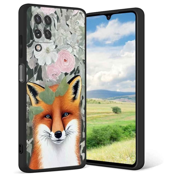 Compatible with Samsung Galaxy A42 Phone Case, Fox-137 Case Men Women, Flexible Silicone Shockproof Case for Samsung Galaxy A42