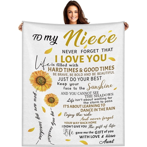 LHSHID Goddaughter Gifts from Godmother Godfather to My Goddaughter Blanket Throw Christmas Birthday Christian Gifts for Goddaughter from Godmother 40x50in