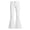 #01-White, variant on Girls Flare School Uniform Pants Kids Wide Leg Bell Bottoms Mid Rise Elastic Waist Loose Back To School Casual Pants with Pockets, White, 150