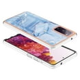 thumbnail image 5 of Slim Case for Samsung Galaxy S20 FE Compatible with MagSafe Wireless Charging Case, Marble Pattern Slim Lightweight Soft Silicone Shockproof Non-Yellowing Protective Cover,Blue, 5 of 8