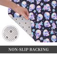 thumbnail image 6 of Sikiie crystal flower Skull Print Flannel Anti-slip Floor Mat 16x24in, Thickened Dustproof Entrance Door Mat Floor Mat for Kitchen, Bathroom, Laundry Room, 6 of 7