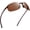 Non-polarized Brown, variant on Sunglasses for Men Women TR90 Rimless Frame for Running Fishing Cycling Driving