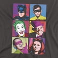 thumbnail image 2 of Batman Classic Tv Pop Cast Women's T Shirt, Charcoal, Large, 2 of 6