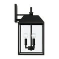 thumbnail image 3 of Capital Lighting 953432 Nelson 3 Light 19" Tall Outdoor Wall Sconce - Black, 3 of 7
