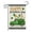 E, variant on St Patrick's Day Shamrock Garden Flag, Double Sided Green Clover, Small Burlap Welcome, Polka Dots Holiday Yard Flag 12x18in