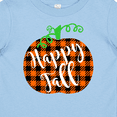 thumbnail image 4 of Inktastic Happy Fall Plaid Pumpkin Boys or Girls Baby T-Shirt, 4 of 5