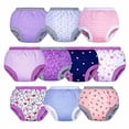 thumbnail image 1 of BIG ELEPHANT Pantalones de Entrenamiento para Niñas Pequeñas, Ropa Interior de Entrenamiento Suave de Algodón para Niñas Pequeñas, 9-10 Años, 1 of 6