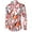 Orange#5, variant on TIMIFIS Men's Dress Shirts Long Sleeve Floral Button Up Shirts Party Prom Wedding Shirt-OrangeFall