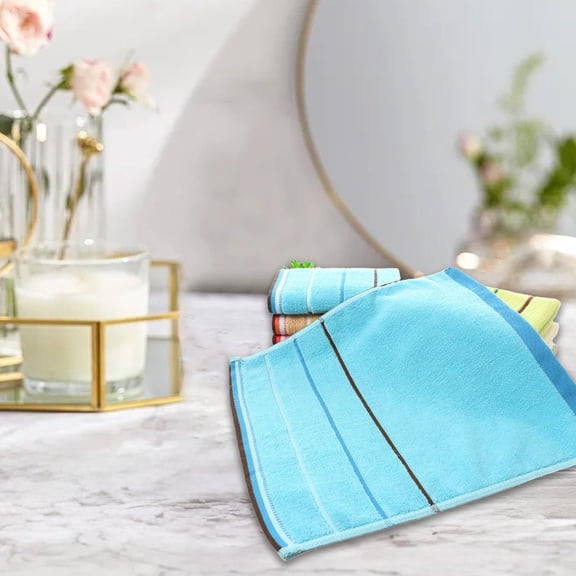Cotton Fingertip Towels,13.38*13.39inches Decorative Extra-Absorbent and Soft Terry Towel for Bathroom,Powder Room,Guest and Housewarming Gifts