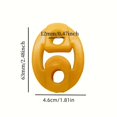 thumbnail image 6 of 4pcs general-purpose rubber exhaust hanger, double-hole support bracket, durable automotive muffler buffer block - automotive repair tool accessories, 6 of 9