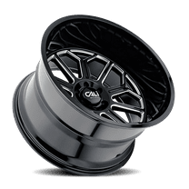 22x12 Cali Off-Road Auburn Black / Milled Wheel 6x135 (-51mm)