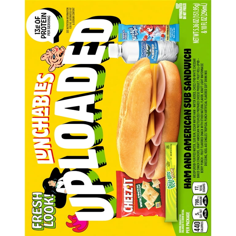 Lunchables uploaded inch turkey and ham sub sandwich 47 off