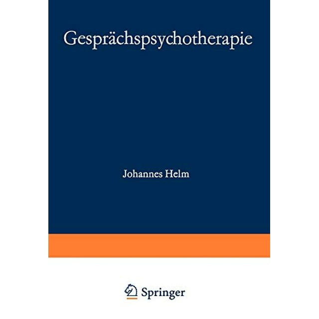 Gesprchspsychotherapie: Forschung Praxis Ausbildung (Édition Allemande)