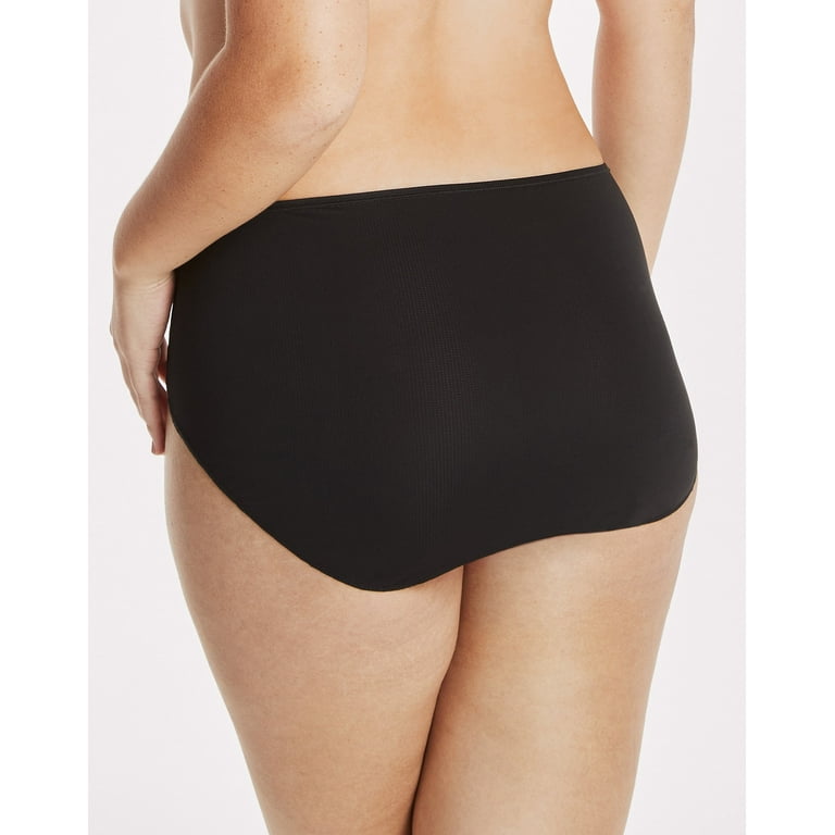 Hanes Women's 10pk Cotton Classic Bikini Underwear - Black 6
