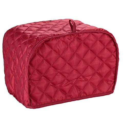 Toaster Cover 2 Slice,small Appliance Cover For Kitchen/Keep Toaster Free From Dust And Fingerprint (11.5w X 8d X 8h,Wine Red)