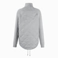 thumbnail image 4 of Winter Women Warm Knit Patchwork Puffy Jacket Casual Stand Neck Long Sleeve Jackets with Zipper Grey XXL, 4 of 7
